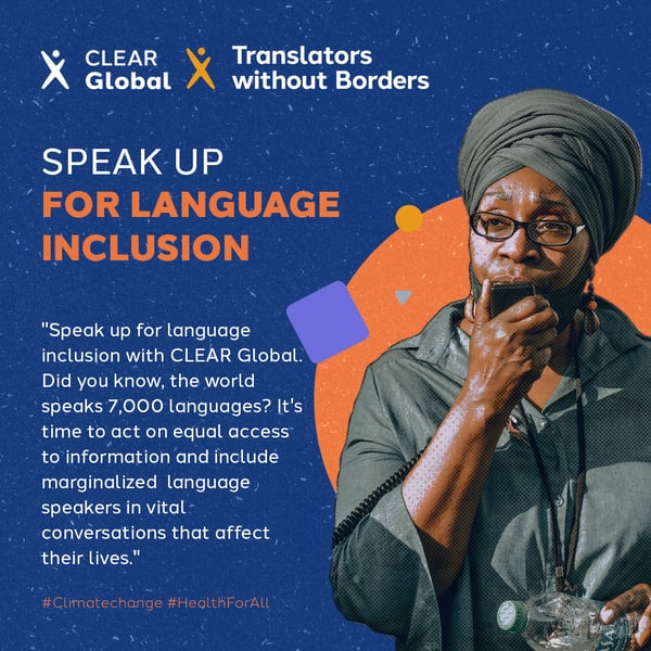 SpeekUp for language inclusion
